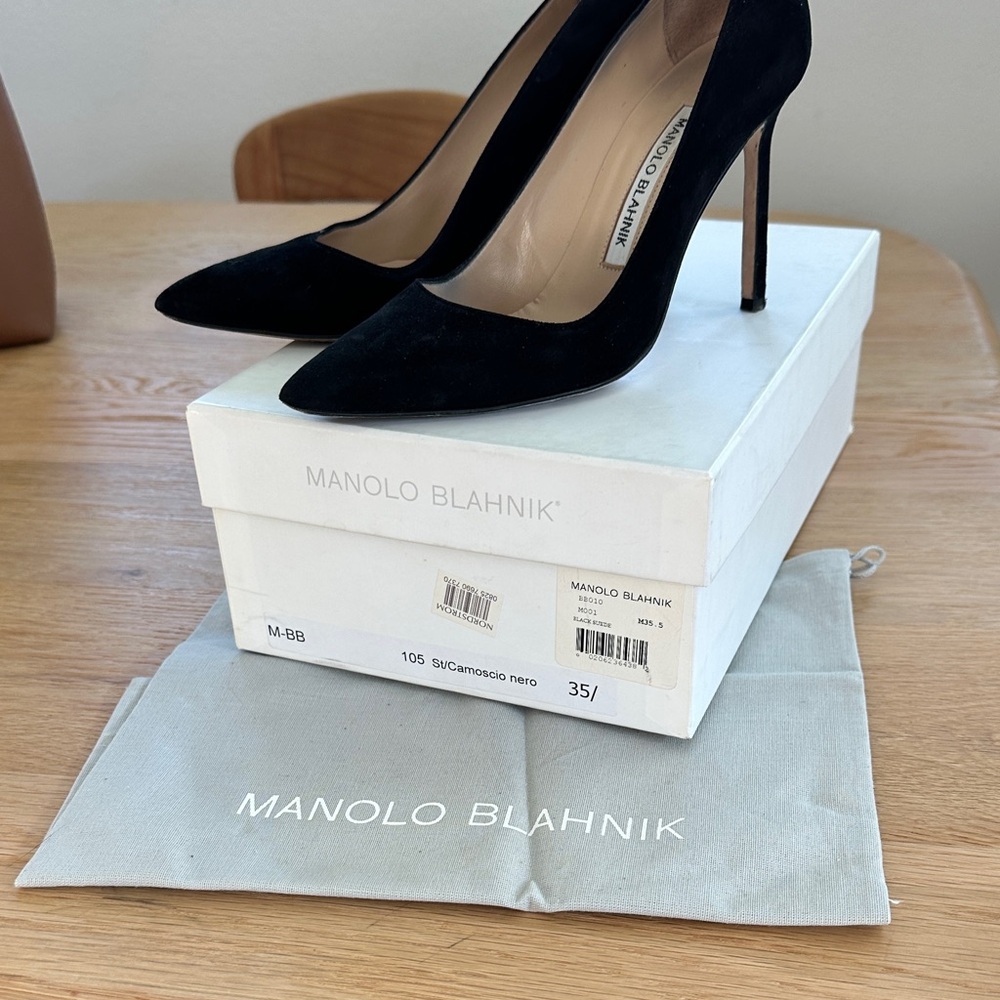 Manolo Blahnik Classic Black Heels